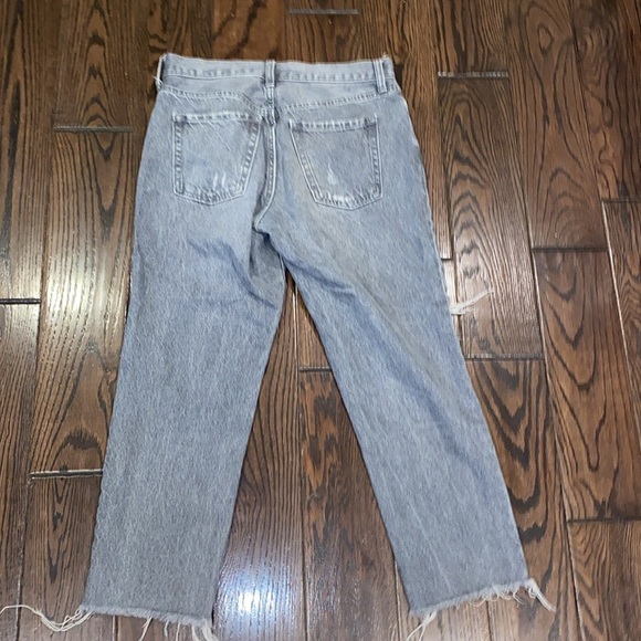 Old Navy grey jeans size 4 petite distressed - Picture 8 of 8